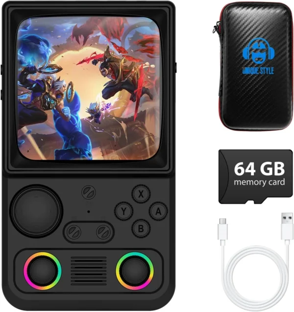 r36tmax retro handheld spielkonsole, retrospielkonsole mit 4,0″ ips-bildschirm und über 18.000 klassischen spielen