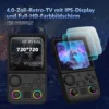 r36tmax retro handheld spielkonsole, retrospielkonsole mit 4,0″ ips-bildschirm und über 18.000 klassischen spielen