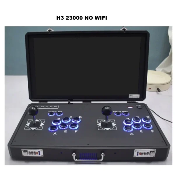 20-zoll arcade maschine pandora box h3 s812 mit 23000 spielen doppel joystick mit münz-slooter arcade konsole bartop os