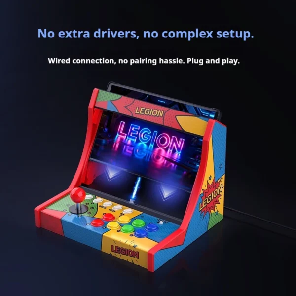 legion y700 4. und 5. generation tablet arcade ständer plug-and-play einsteckinstallation benutzerdefinierte turbo-funktion klassischer arcade dock gaming ständer