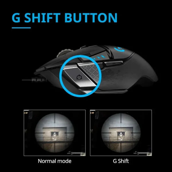 logitech g502 hero master gaming maus esports kompatibel inkl. makro cs programierung