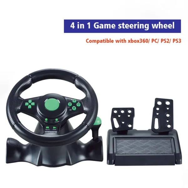 Kf-S169102210Cdc4281Aed4Fa71B6B10E51D data frog racing lenkrad mit vibration und pedalen für switch, ps2, ps3, ps4, xbox one, pc gaming