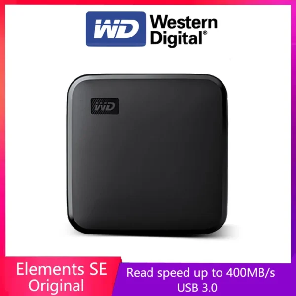 wd elements se tragbare ssd laufwerk 1tb usb 3.0-festplatte