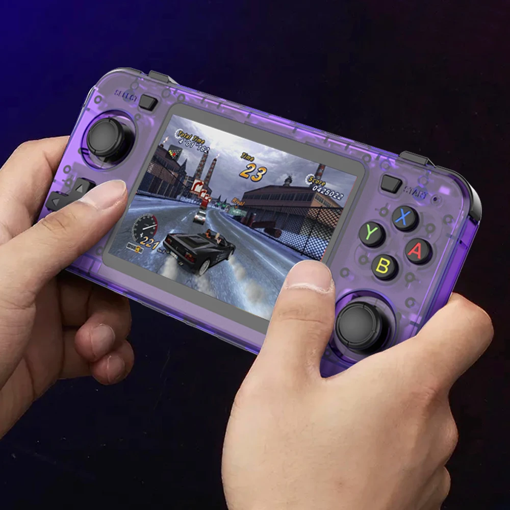 BOYHOM Neue R36H Retro-Handheld-Konsole – Open-Source-Linux-System – Klassische Spielekonsolen – 3,5-Zoll-IPS-Bildschirm – Tragbarer Videoplayer
