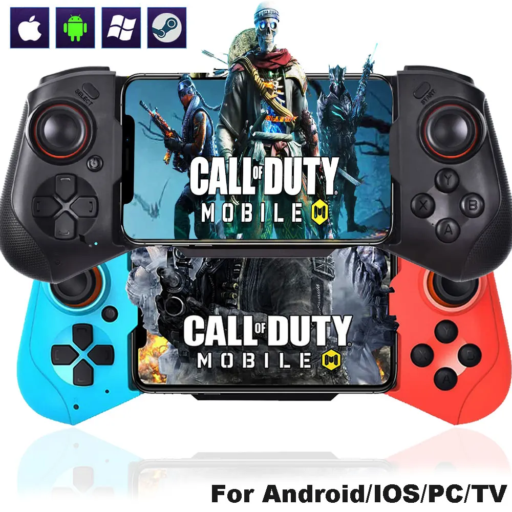 Handy Kontroller für iPhone/Android/Steam Drahtloses Gamepad mit Bluetooth