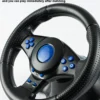 data frog racing lenkrad mit vibration und pedalen für switch, ps2, ps3, ps4, xbox one, pc gaming