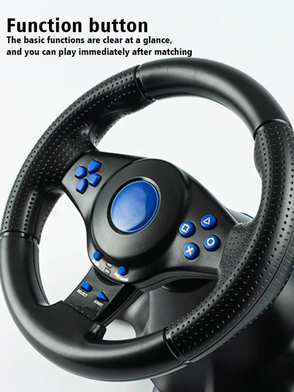 data frog racing lenkrad mit vibration und pedalen für switch, ps2, ps3, ps4, xbox one, pc gaming