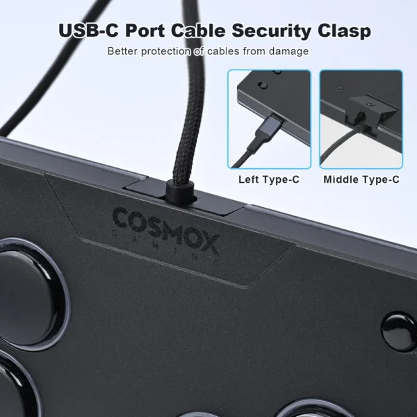 cosmox m ultra mgen 2 controller für ps4 ps5 steam switch pc / arcade gaming tastatur