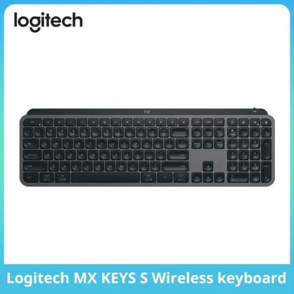 logitech mx keys s drahtlose bluetooth-tastatur