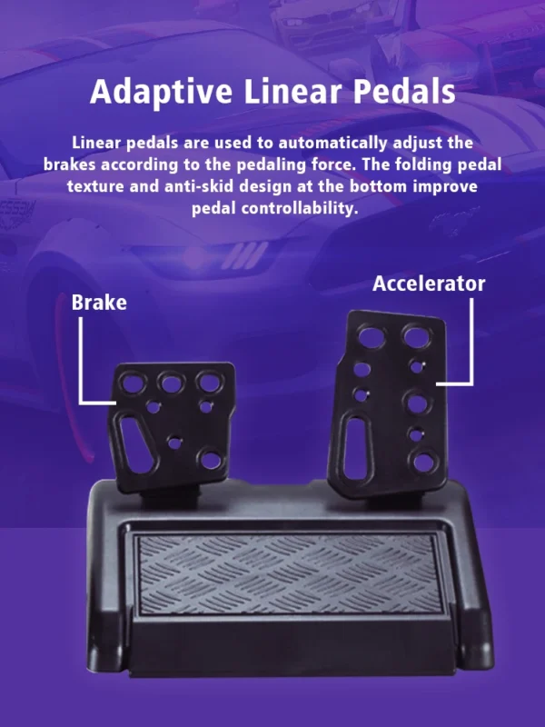 data frog racing lenkrad mit vibration und pedalen für switch, ps2, ps3, ps4, xbox one, pc gaming