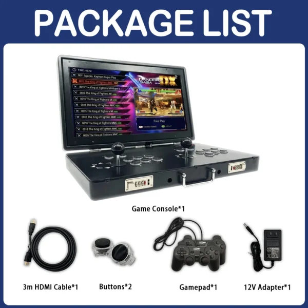 Kf-S9C5Aff2B75334A2991C9A0978Ca1E863N pandora arcade box videospielkonsole mit 35000 spielen / faltbare mini arcade spielmaschine bartop os 720p hd-bildschirm