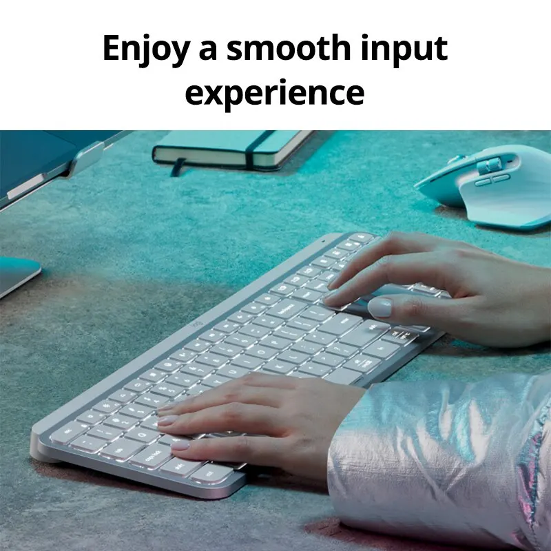 Logitech MX KEYS S drahtlose Bluetooth-Tastatur