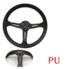 universelles 14 zoll nd pu auto rennlenkrad / sportlenkrad für drifting mit nd-logo