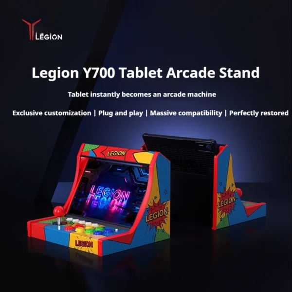 legion y700 4. und 5. generation tablet arcade ständer plug-and-play einsteckinstallation benutzerdefinierte turbo-funktion klassischer arcade dock gaming ständer