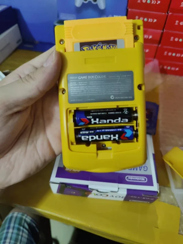 nintendo gbc game boy color handheld game konsolen /  2,7 zoll tragbare klassische spielekonsolen mit hintergrundbeleuchtung und 66 integrierten spielen