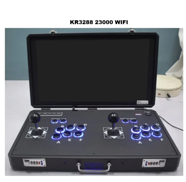 20-zoll arcade maschine pandora box h3 s812 mit 23000 spielen doppel joystick mit münz-slooter arcade konsole bartop os