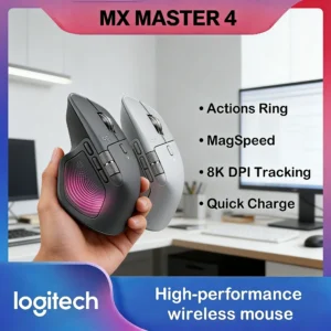 Logitech MX Master 4 Ergonomische Kabellose Maus mit USB-C