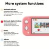 nintendo switch lite - koralle (ursprünglich mit einem us-stecker ausgestattet, inklusive eines kostenlosen eu-reiseadapters)