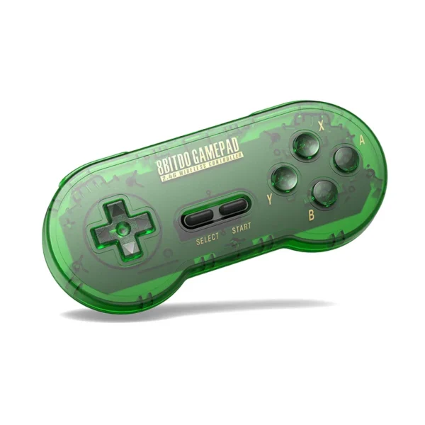8bitdo sn30 2,4g kabelloses gamepad für original nintendo snes/sfc jadegrün