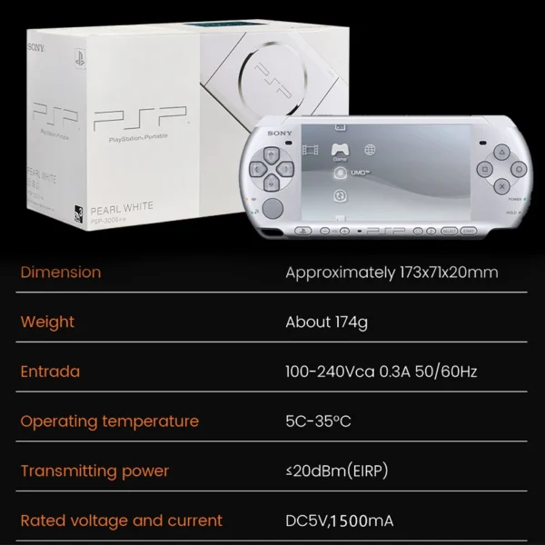Kf-S201B08D524Bf49Aab457A46Cc5E54Cc9S sony psp 3000 original playstation portable (psp-3006) handheld arcade game console + free games