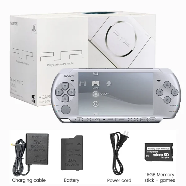 sony psp 3000 original playstation portable (psp-3006) handheld-arcade-spielkonsole + kostenlose spiele