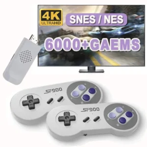 sf900 konsole 16-bit-spielstick inkl. 5000 nes/snes retro-spiele hd-videospielkonsolen mit kabellosen controllern