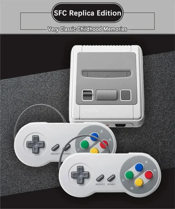 sfc621 mini retro videospielkonsole 4k hdmi für nintendo snes spiele inkl. 620 vorinstallierten spielen