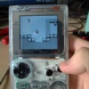 original nintendo gameboy handeld retrokonsole mit einem 2.6 zoll lcd bildschirm und extra hohe helligkeit