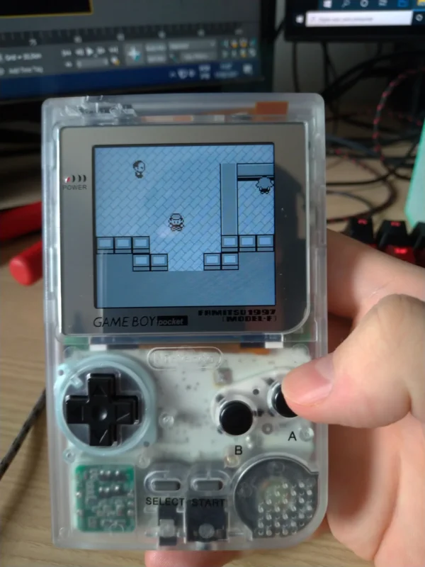 original nintendo gameboy handeld retrokonsole mit einem 2.6 zoll lcd bildschirm und extra hohe helligkeit