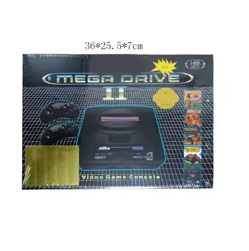 Console de jeux rétro Sega Mega Drive 2 16 bits avec 5 jeux préinstallés
