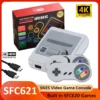 sfc621 mini retro videospielkonsole 4k hdmi für nintendo snes spiele inkl. 620 vorinstallierten spielen