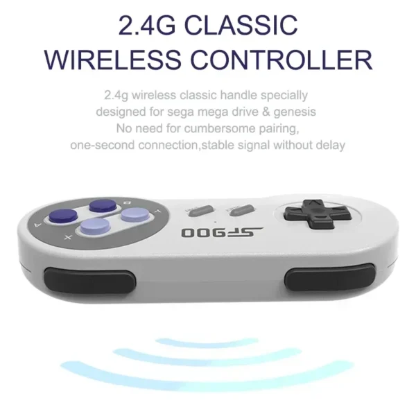 sf900 konsole 16-bit-spielstick inkl. 5000 nes/snes retro-spiele hd-videospielkonsolen mit kabellosen controllern