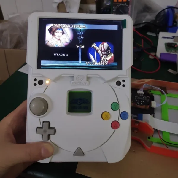 sega dreamcast custom handheld konsole / gdemu oder dreamshell os