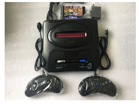 sega md 2 videospielkonsole für original sega spielkassette optional 138 in 1,196 in 1