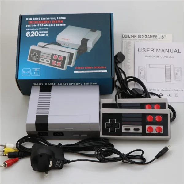 Kf-S003030F2C81B4B0Aacdbd084D7F85967E retro nes mini heim spielkonsole inkl. usb pc verbindung und 620 installierten games
