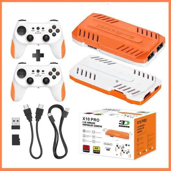 Kf-S2Cc9A6E7B1Ff40E7B082Db89Dd695714D x10 pro game stick mit 128gb - 50000+ retro spielen, tv-handheld-spielkonsole mit kabellosen gamepads