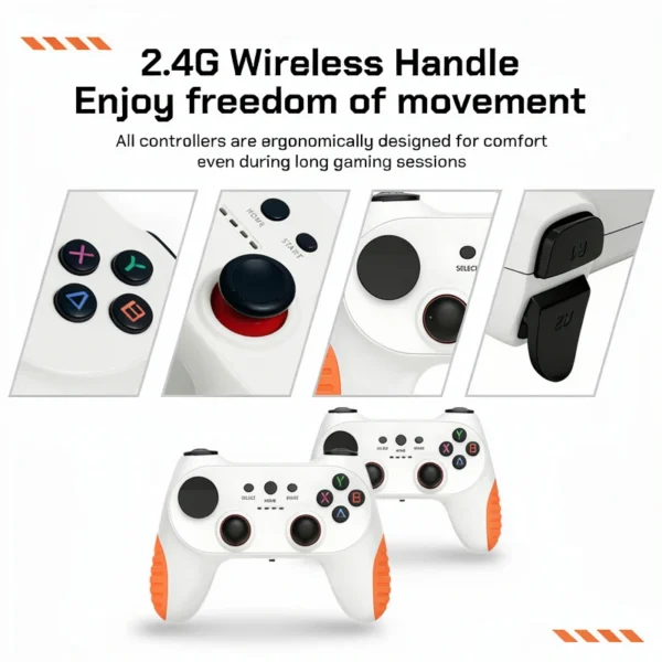 Kf-S4F69B51Fee0144D2A39Bf3230157A2A79 x10 pro game stick mit 128gb - 50000+ retro spielen, tv-handheld-spielkonsole mit kabellosen gamepads